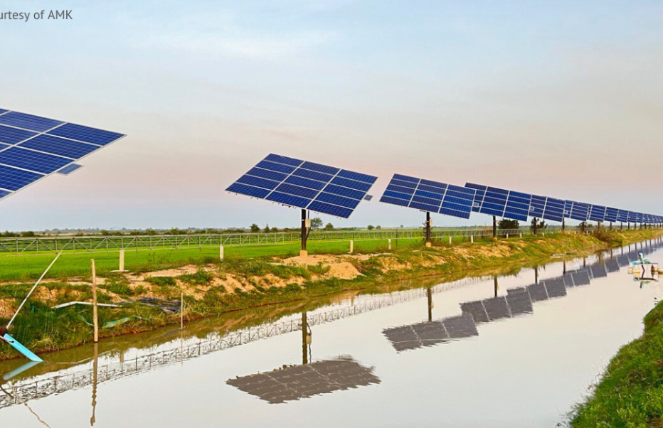 Solar panel project financed in Cambodia